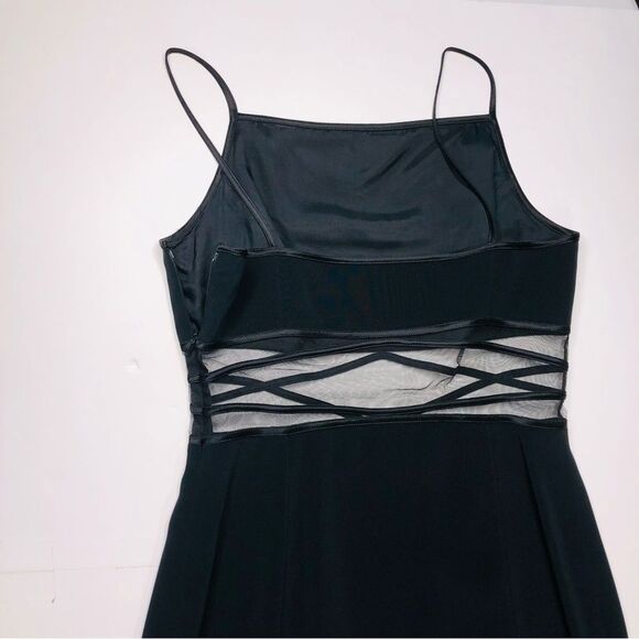 Cache Sleeveless Black Dress, 4 - Picture 5 of 8